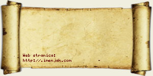 Vanja Bzenić vizit kartica